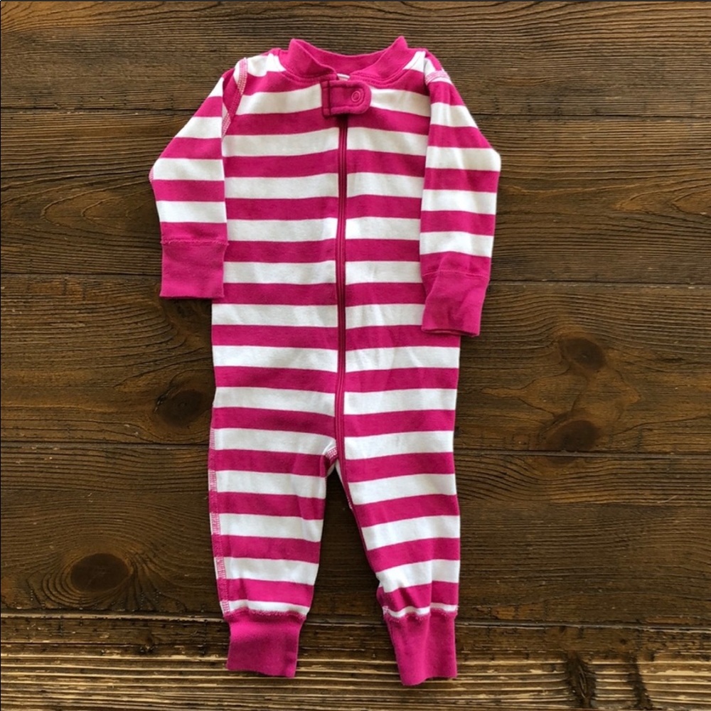 Hanna Anderson striped onsie size 3-6 months